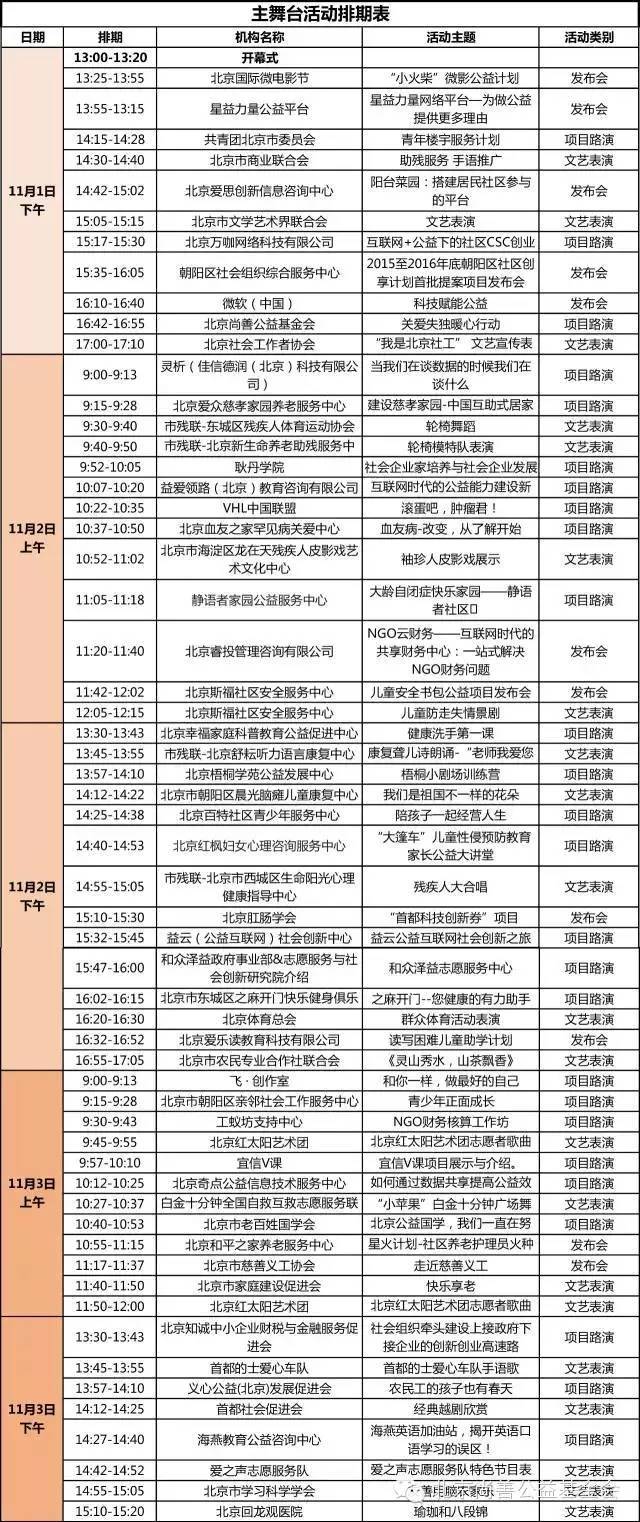 11月1日 | “暖心行动”亮相社会公益汇，“为爱行走”队伍集结！